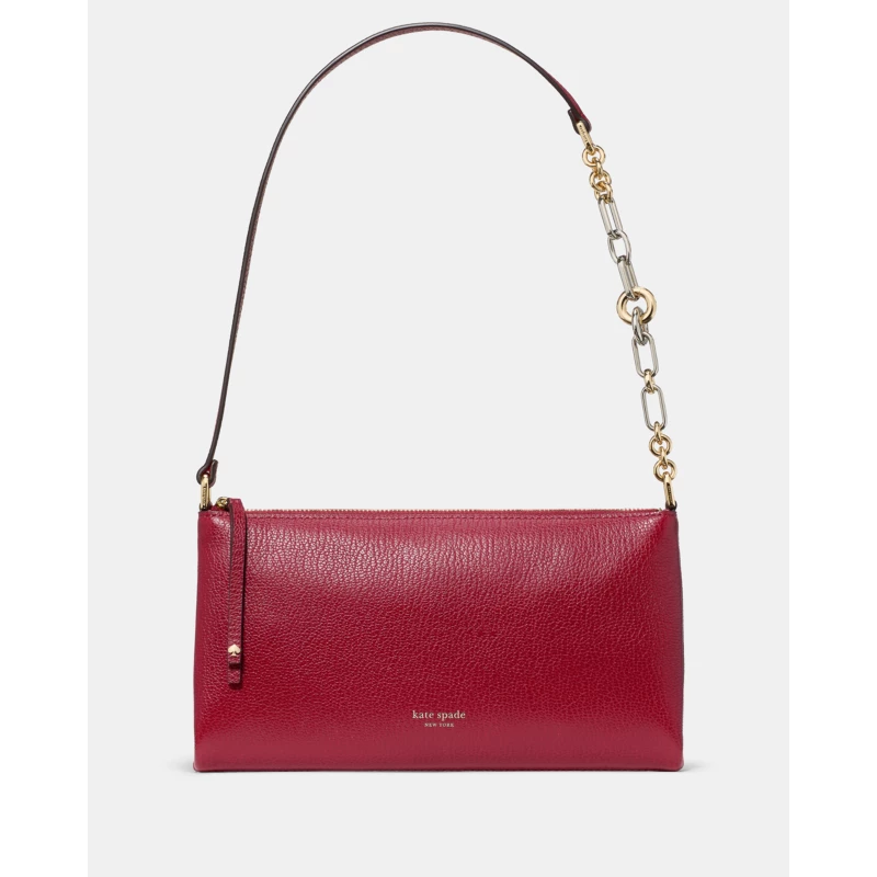 Kate Spade Grace Shoulder Bag KK776 fine grain leather black