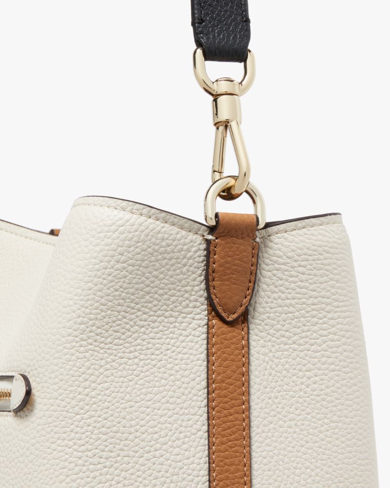 Kate Spade Outlet Hudson Colorblocked Pebbled Leather Shoulder Bag - Preorder