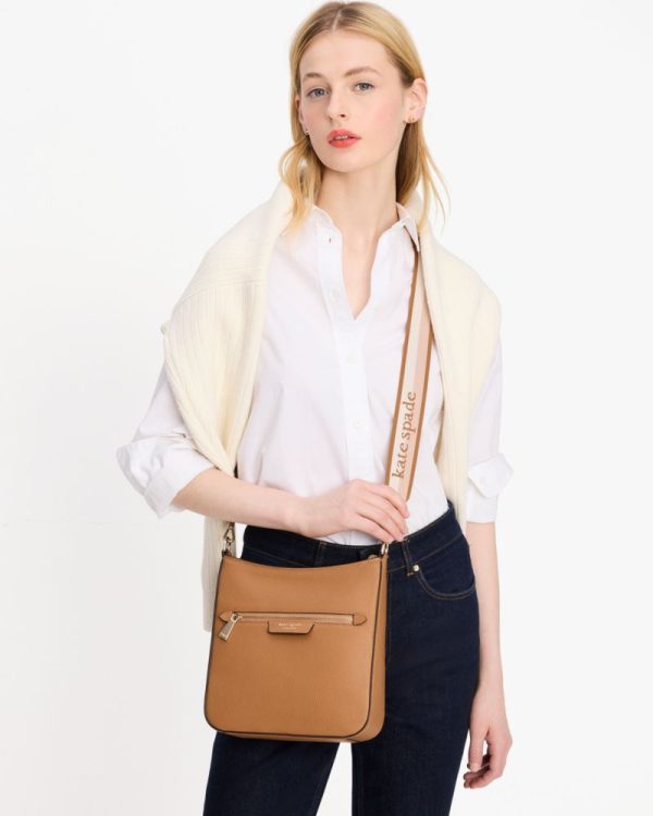 Kate Spade Outlet Hudson Leather Messenger Crossbody Bag - Preorder