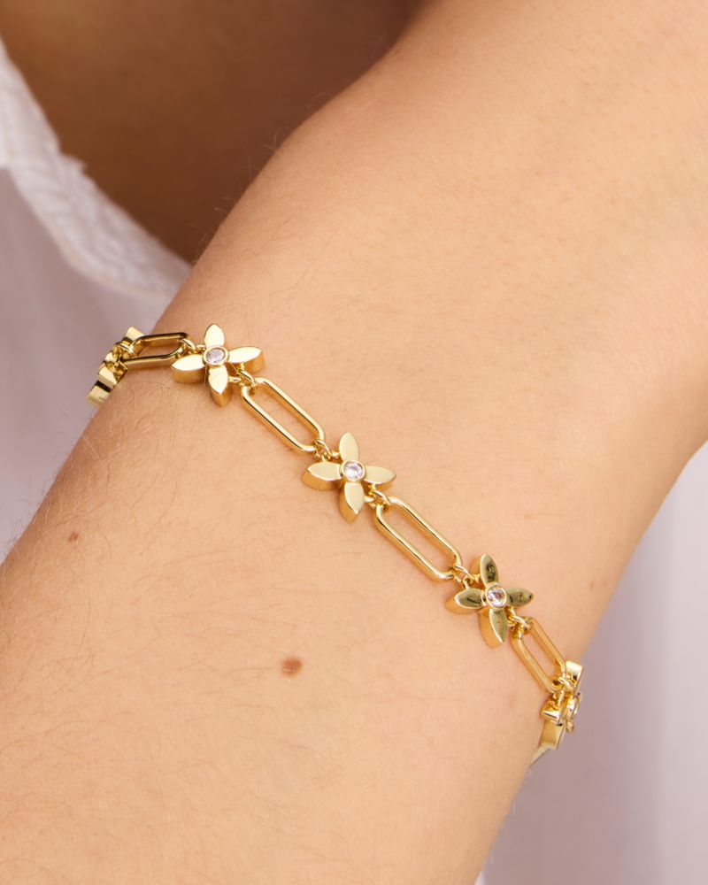 Kate Spade Outlet Heritage Bloom Line Bracelet - Preorder