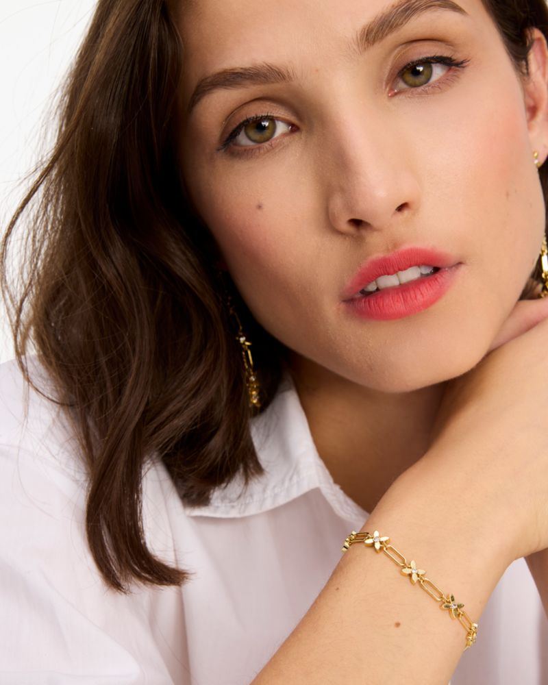 Kate Spade Outlet Heritage Bloom Line Bracelet - Preorder