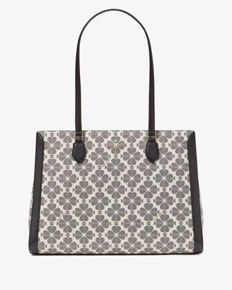 Kate Spade Outlet Signature Spade Flower East West Large Laptop Tote - Preorder