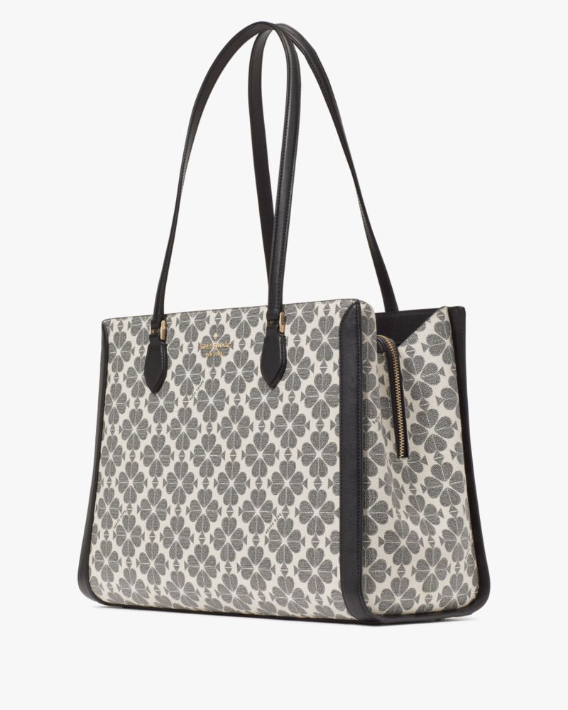 Kate Spade Outlet Signature Spade Flower East West Large Laptop Tote - Preorder