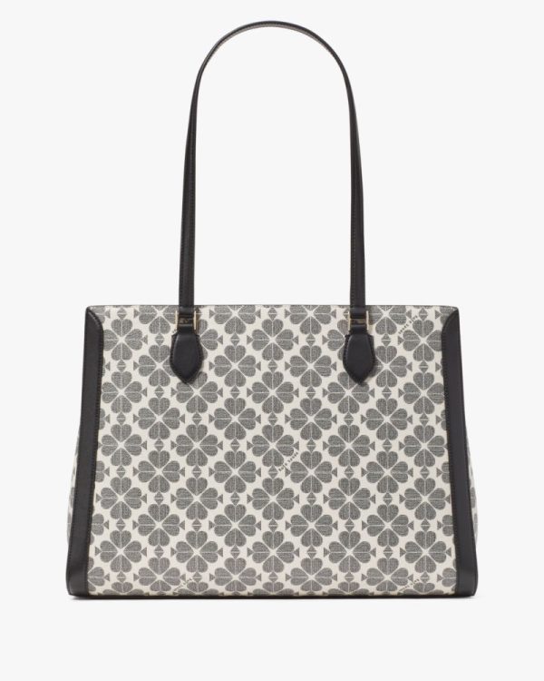 Kate Spade Outlet Signature Spade Flower East West Large Laptop Tote - Preorder