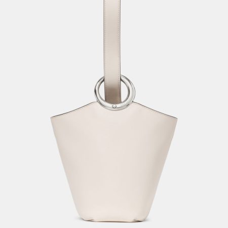 Kate Spade Outlet Halo Mini Leather Bucket Bag - Preorder — Cream