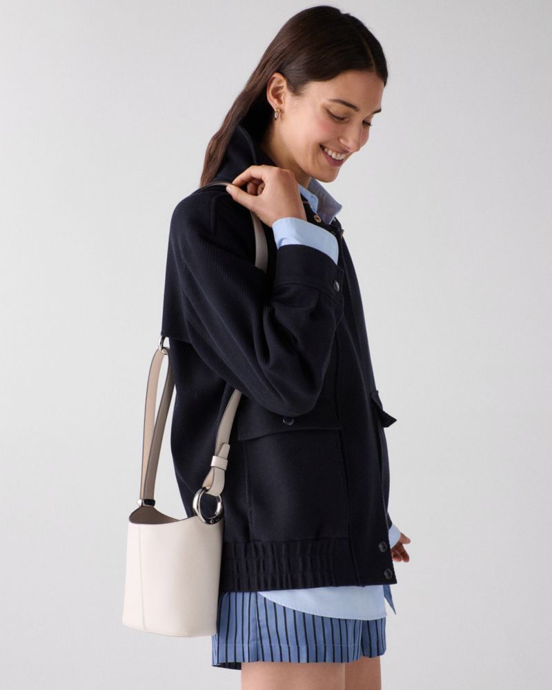 Kate Spade Outlet Halo Mini Leather Bucket Bag - Preorder