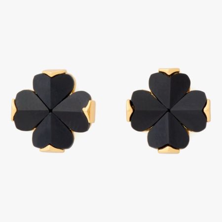 Kate Spade Outlet Spade Flower Studs - Preorder — Black