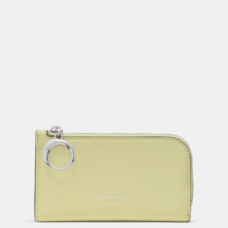 Kate Spade Outlet Halo Bifold Wallet - Preorder — Pale Citron