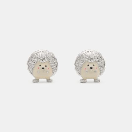 Kate Spade Outlet Critters Stevie Hedgehog Studs - Preorder — Silver