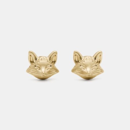 Kate Spade Outlet Critters Ginger Fox Studs - Preorder — Gold