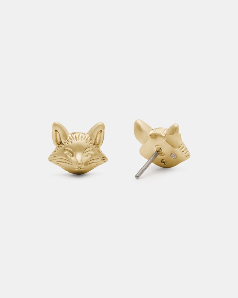 Kate Spade Outlet Critters Ginger Fox Studs - Preorder - Image 3