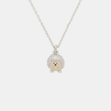 Kate Spade Outlet Critters Stevie Hedgehog Pendant - Preorder — Silver