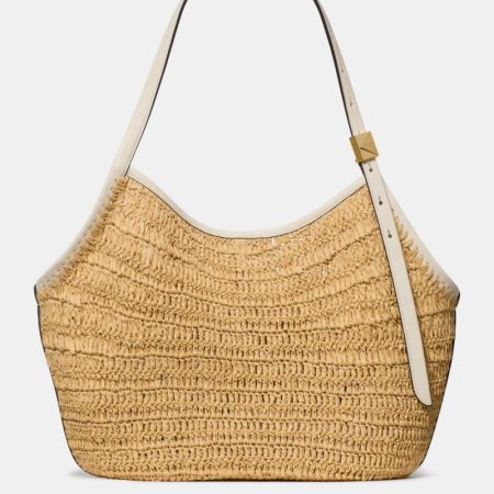 Kate Spade Outlet Deco Straw Tulip Tote Bag - Preorder — Natural