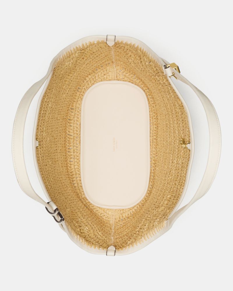 Kate Spade Outlet Deco Straw Tulip Tote Bag - Preorder - Image 4
