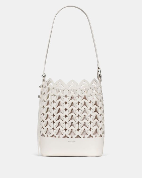 Kate Spade Outlet Halo Woven Leather Bucket Bag - Preorder