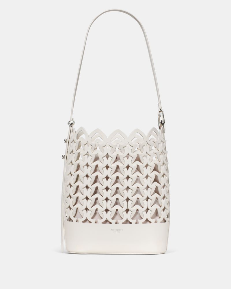 Kate Spade Outlet Halo Woven Leather Bucket Bag - Preorder