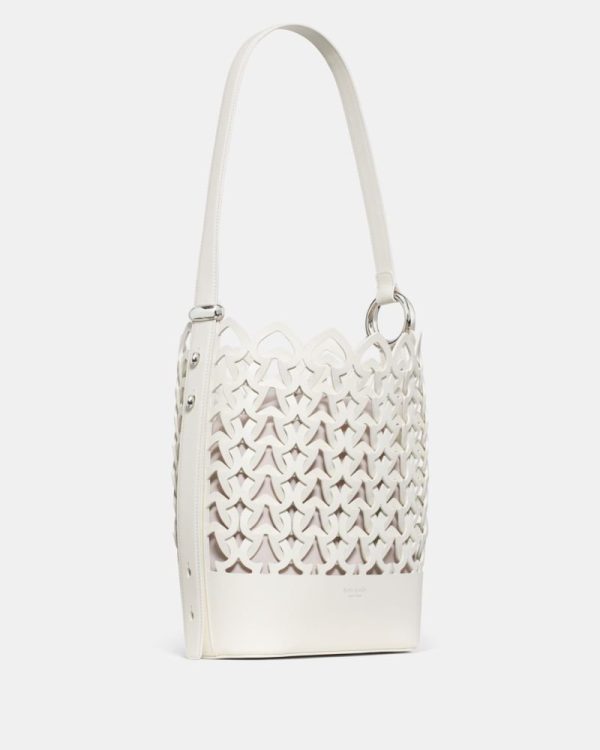 Kate Spade Outlet Halo Woven Leather Bucket Bag - Preorder