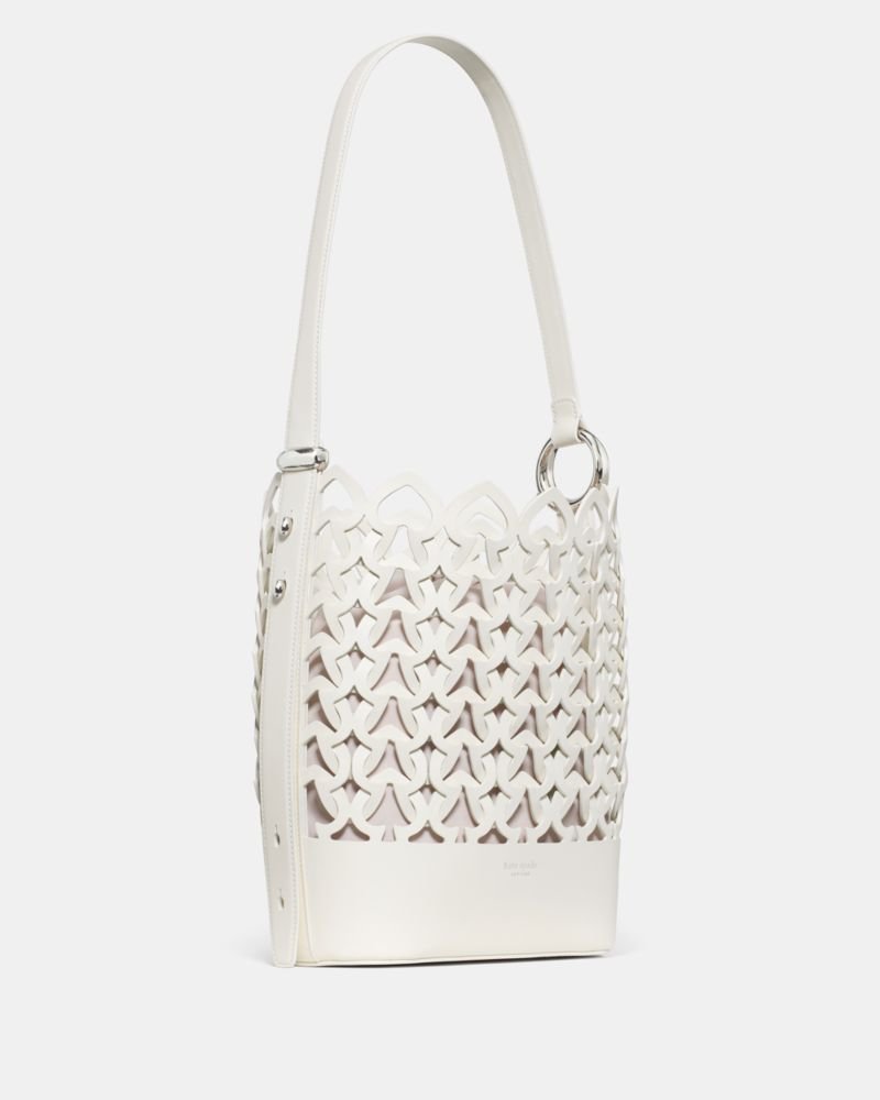 Kate Spade Outlet Halo Woven Leather Bucket Bag - Preorder