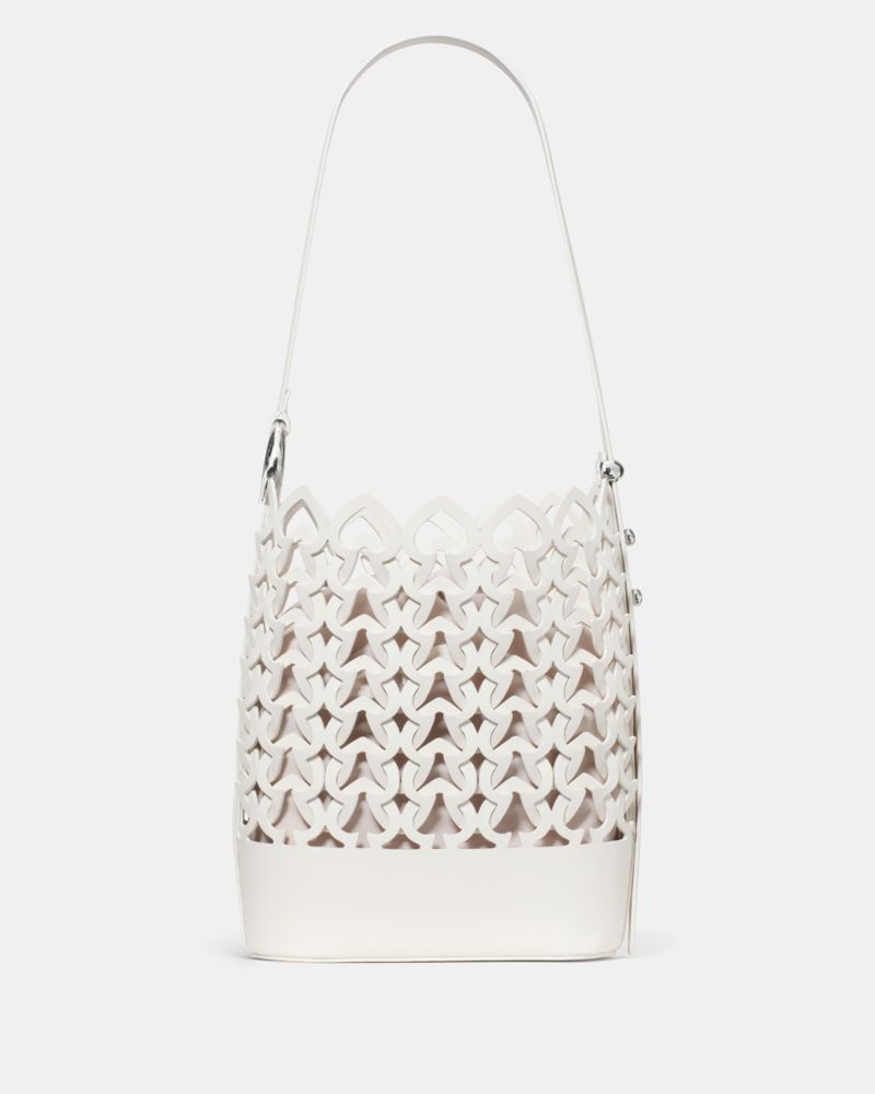 Kate Spade Outlet Halo Woven Leather Bucket Bag - Preorder