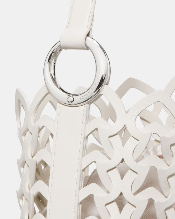 Kate Spade Outlet Halo Woven Leather Bucket Bag - Preorder
