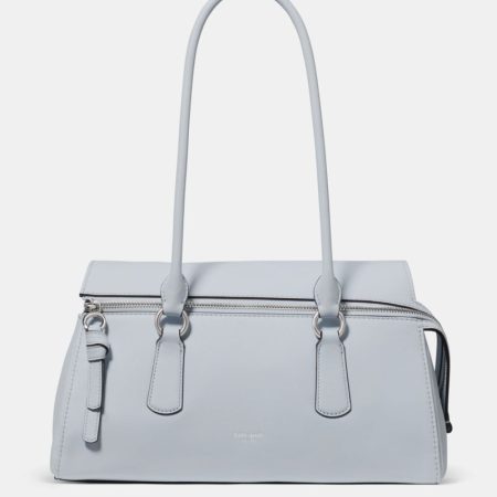 Kate Spade Outlet Bond Leather Shoulder Bag - Preorder — Pale Sapphirine