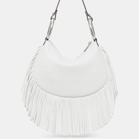 Kate Spade Outlet The Fringe Leather Bangle Bag - Preorder — True White
