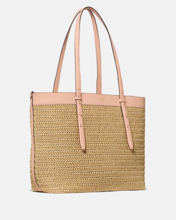 Kate Spade Outlet Do It All Straw Tote Bag - Preorder