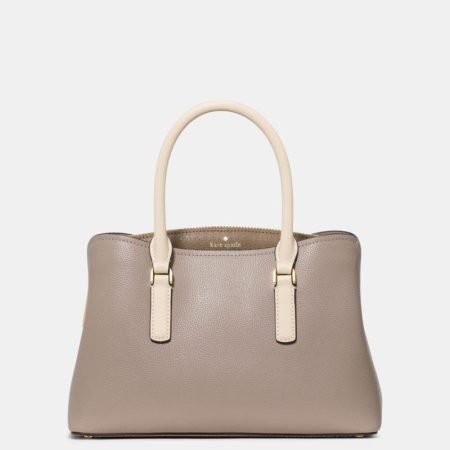 Kate Spade Outlet Thompson Street Small Satchel Bag - Preorder — Warm Taupe Multi