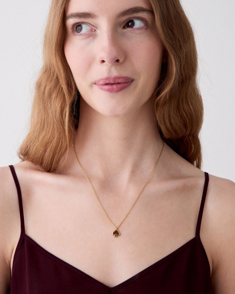 Kate Spade Outlet Everyday Spade Enamel Mini Pendant - Preorder