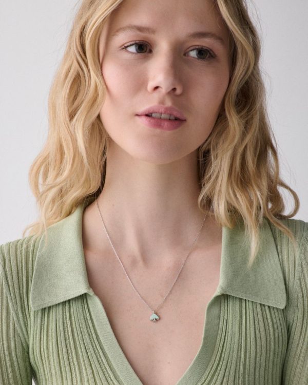 Kate Spade Outlet Everyday Spade Enamel Mini Pendant - Preorder