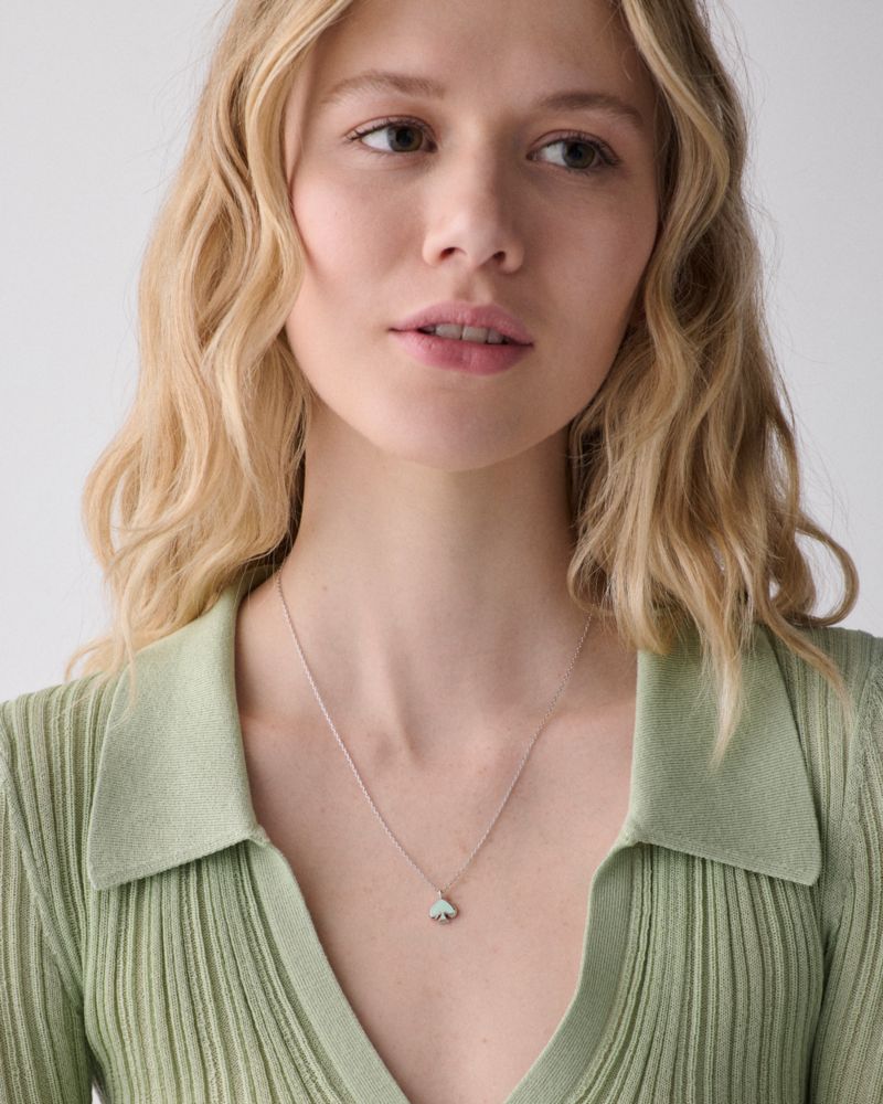 Kate Spade Outlet Everyday Spade Enamel Mini Pendant - Preorder