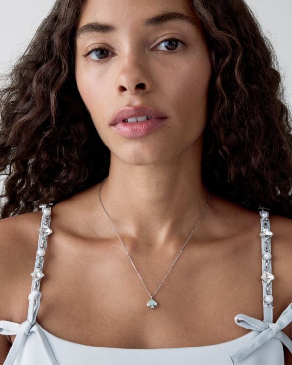 Kate Spade Outlet Everyday Spade Enamel Mini Pendant - Preorder
