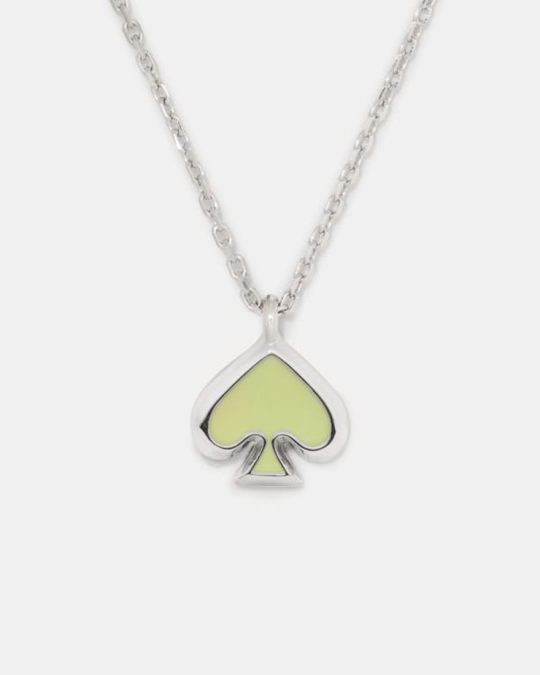 Kate Spade Outlet Everyday Spade Enamel Mini Pendant - Preorder