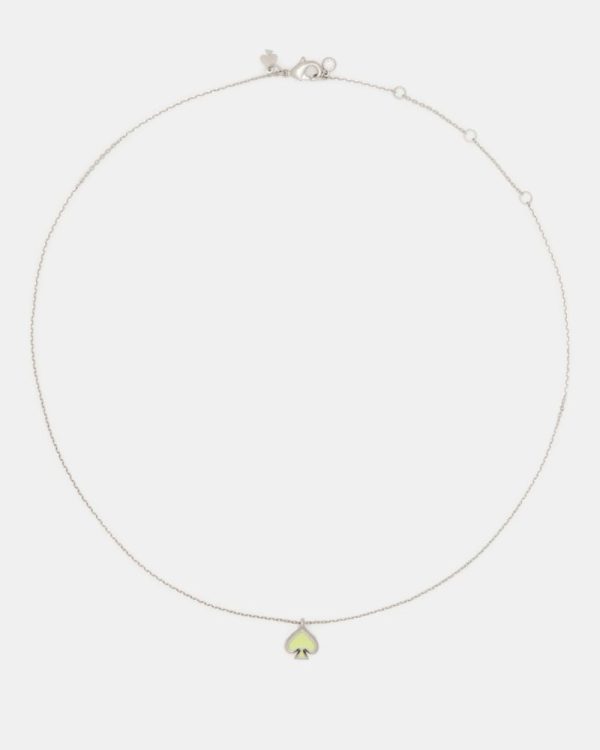 Kate Spade Outlet Everyday Spade Enamel Mini Pendant - Preorder