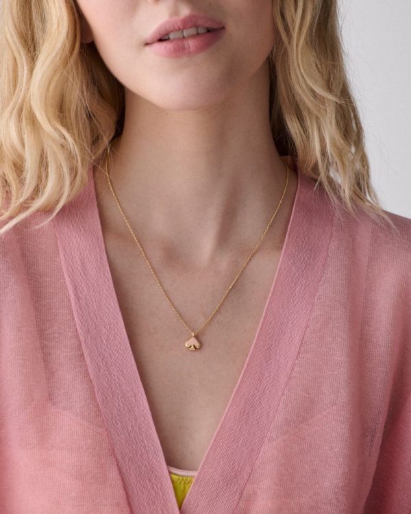 Kate Spade Outlet Everyday Spade Enamel Mini Pendant - Preorder