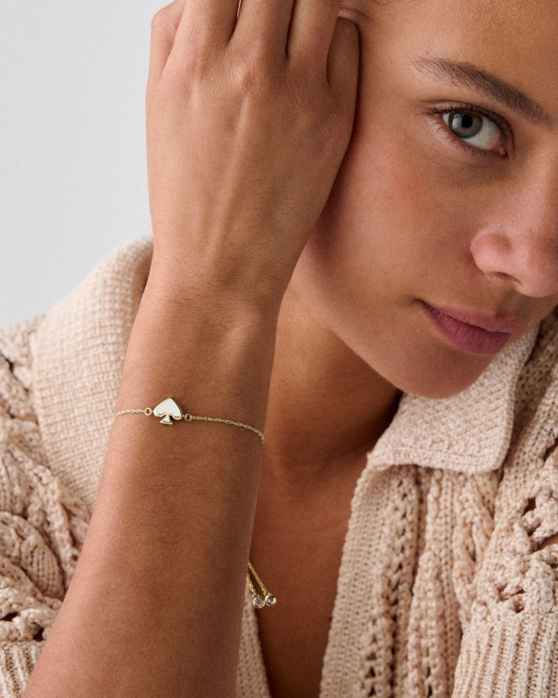 Kate Spade Outlet Everyday Spade Enamel Slider Bracelet - Preorder