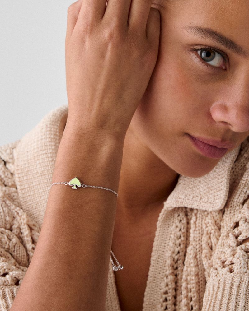 Kate Spade Outlet Everyday Spade Enamel Slider Bracelet - Preorder