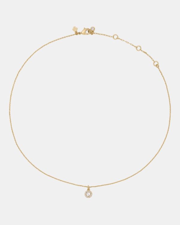 Kate Spade Outlet You're A Gem Pave Halo Pendant - Preorder