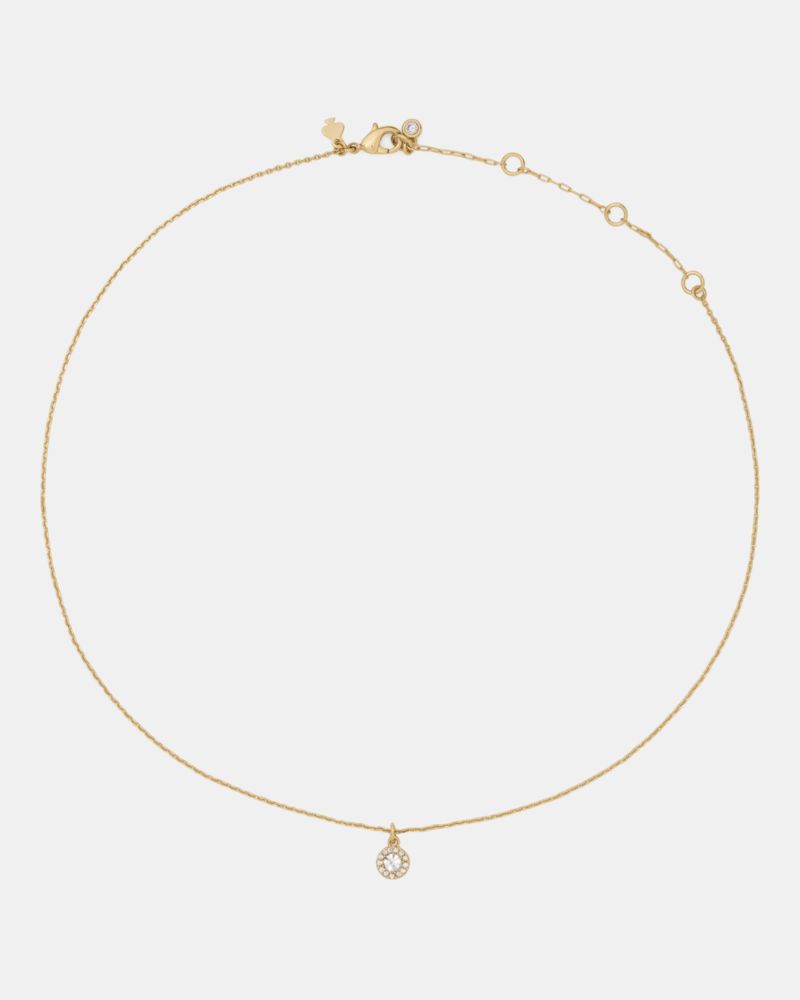 Kate Spade Outlet You're A Gem Pave Halo Pendant - Preorder - Image 4