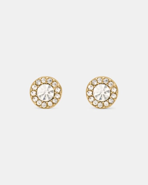 Kate Spade Outlet You're A Gem Pave Halo Studs - Preorder