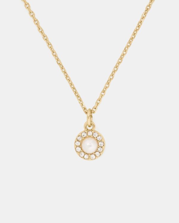 Kate Spade Outlet You're A Gem Pave Halo Pendant - Preorder