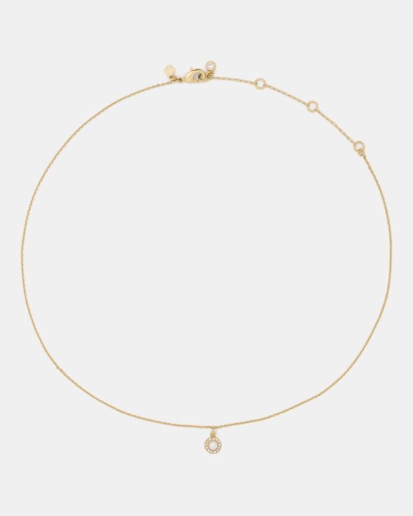 Kate Spade Outlet You're A Gem Pave Halo Pendant - Preorder