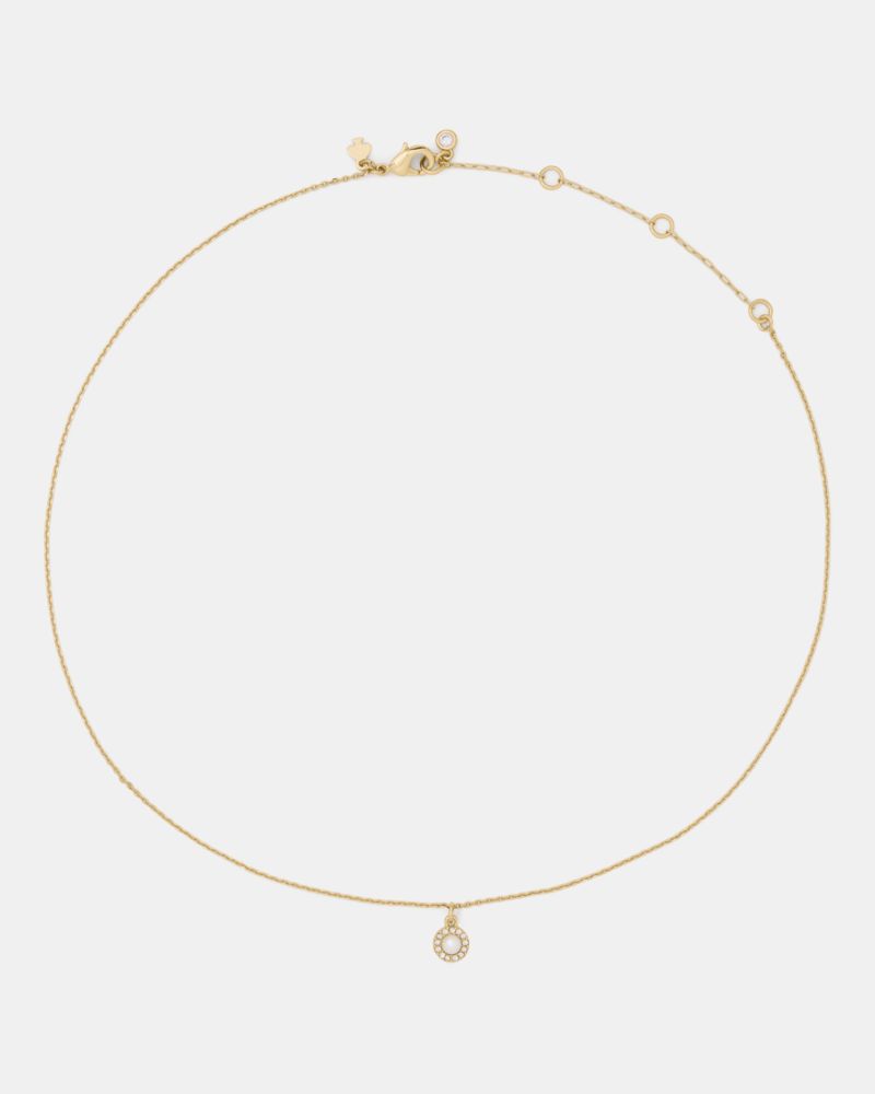 Kate Spade Outlet You're A Gem Pave Halo Pendant - Preorder