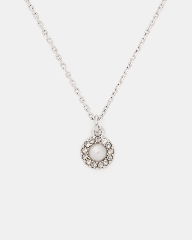Kate Spade Outlet You're A Gem Pave Halo Pendant - Preorder