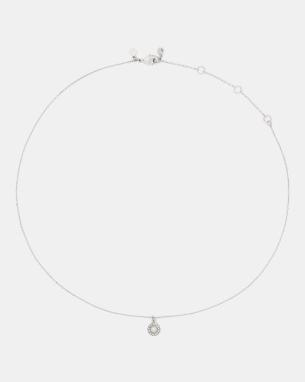 Kate Spade Outlet You're A Gem Pave Halo Pendant - Preorder