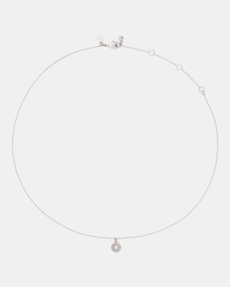 Kate Spade Outlet You're A Gem Pave Halo Pendant - Preorder