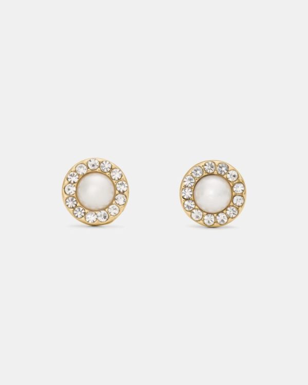 Kate Spade Outlet You're A Gem Pave Halo Studs - Preorder
