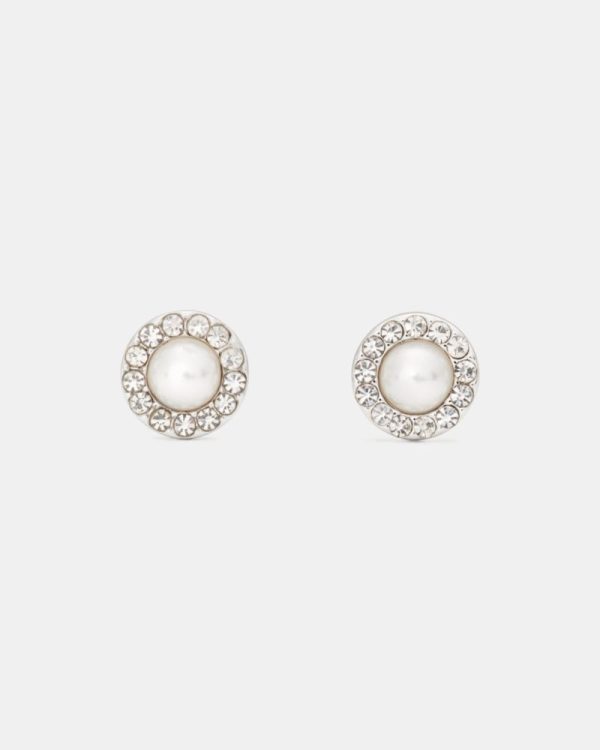 Kate Spade Outlet You're A Gem Pave Halo Studs - Preorder