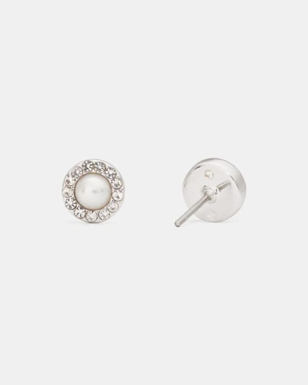 Kate Spade Outlet You're A Gem Pave Halo Studs - Preorder