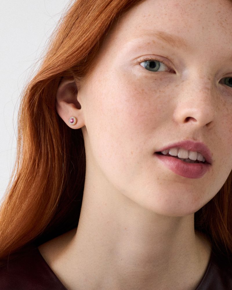 Kate Spade Outlet You're A Gem Pave Halo Studs - Preorder